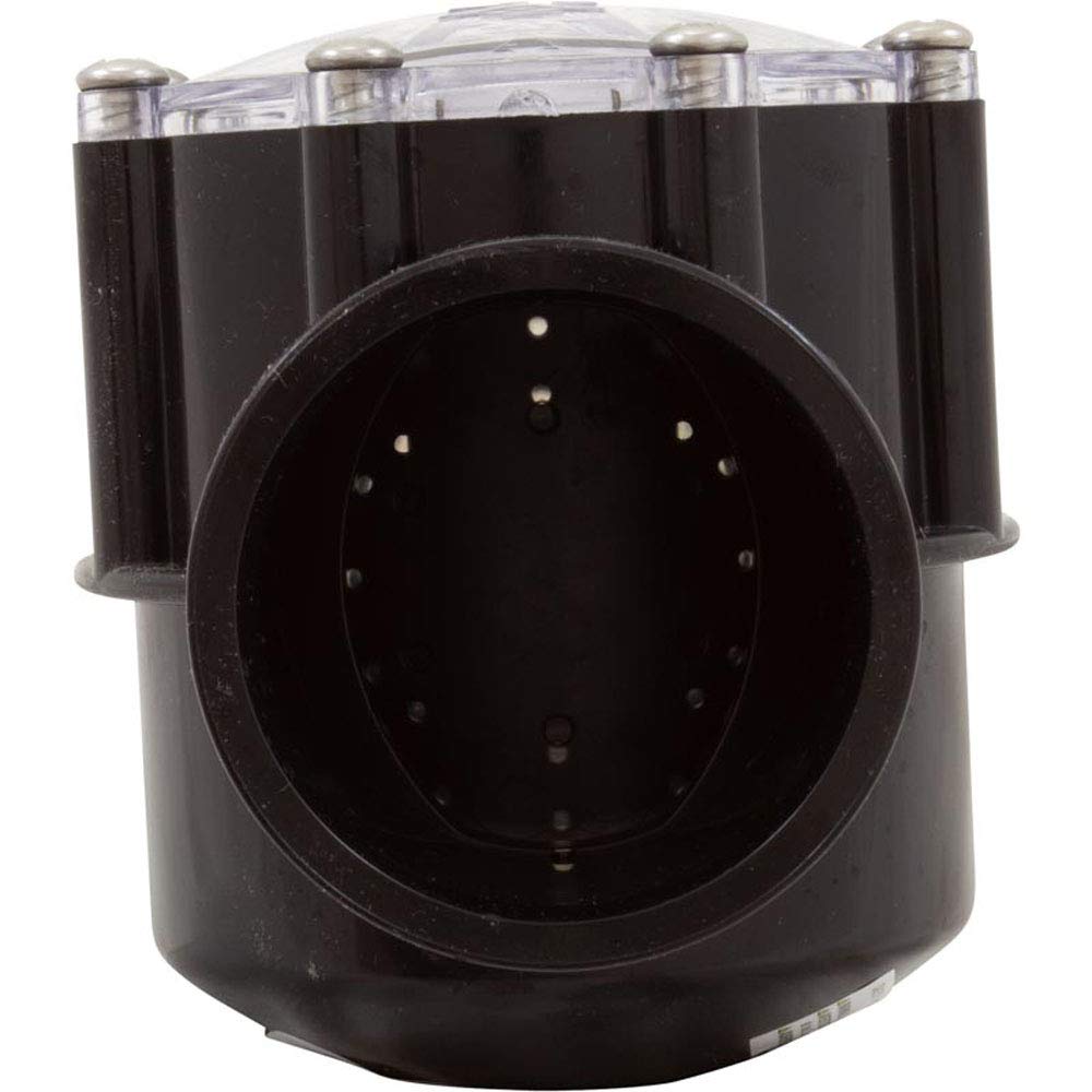 Pentair check valve 2-port straight installation closeup for quick maintenance