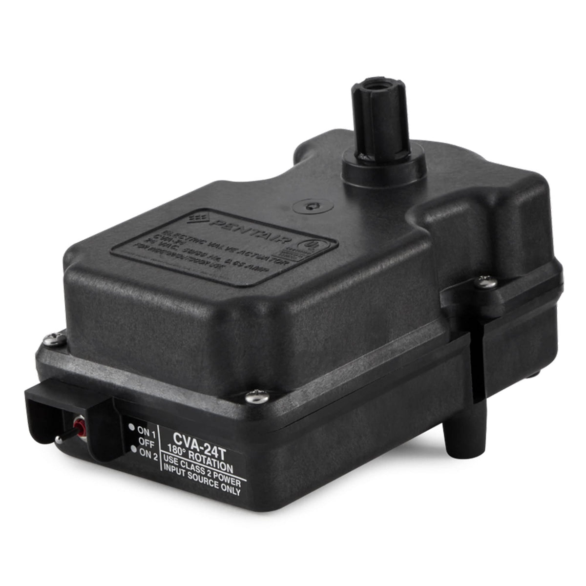 Pentair CVA-24T valve actuator front view for precise valve control