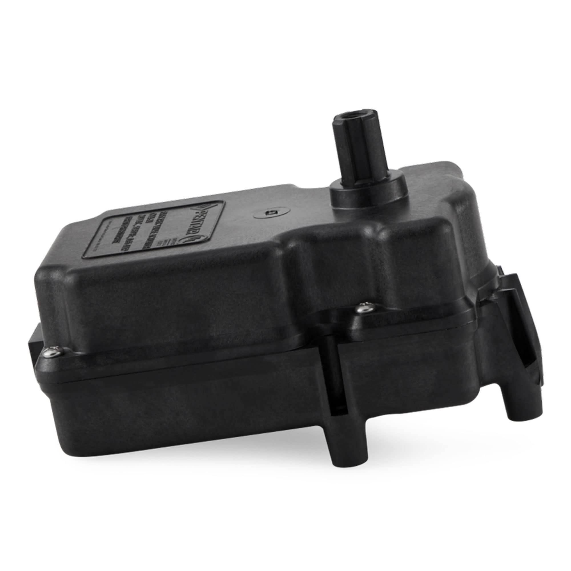 Side view of the Pentair CVA-24T actuator showing compact installation