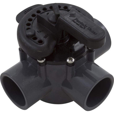 Pentair diverter valve with 2in spigot and 3-way flow for pool systems