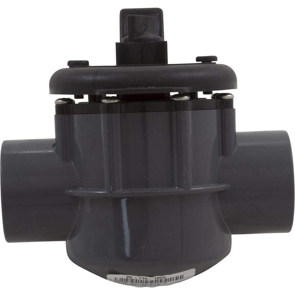 Closeup of Pentair diverter valve assembly highlighting durability