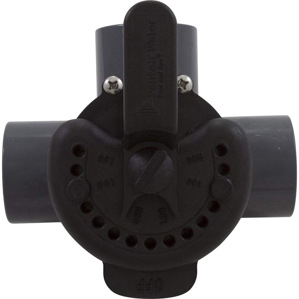 Durable PVC construction of Pentair diverter valve for chemicals