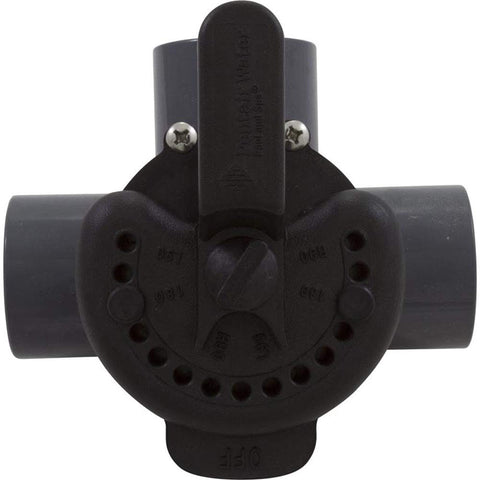 Durable PVC construction of Pentair diverter valve for chemicals