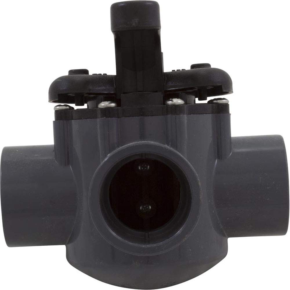 Pentair diverter valve in pool and spa application showing flow routing