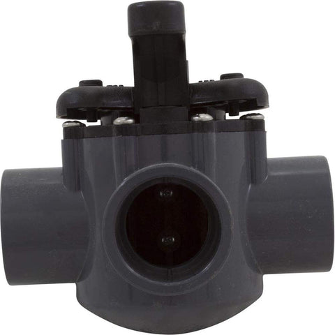 Pentair diverter valve in pool and spa application showing flow routing