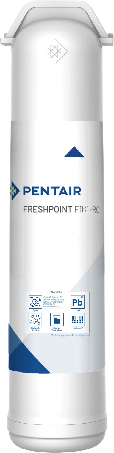 Pentair FreshPoint F1B1 dual carbon sediment cartridge for undersink filtration