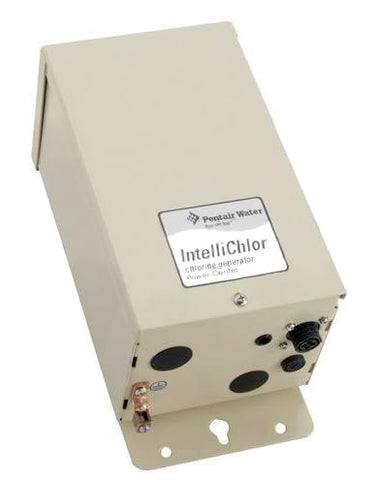 Pentair IntelliChlor salt cell compatibility with IC20, IC40, IC60 for flexible setups.
