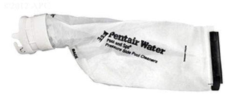Pentair Kreepy Krauly 360002 debris bag on Legend cleaner shows easy bag removal.