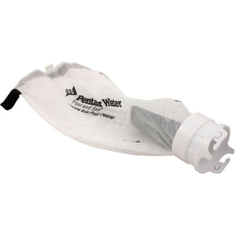 Pentair Kreepy Krauly 360002 debris bag snap-lock close-up demonstrates secure closure.