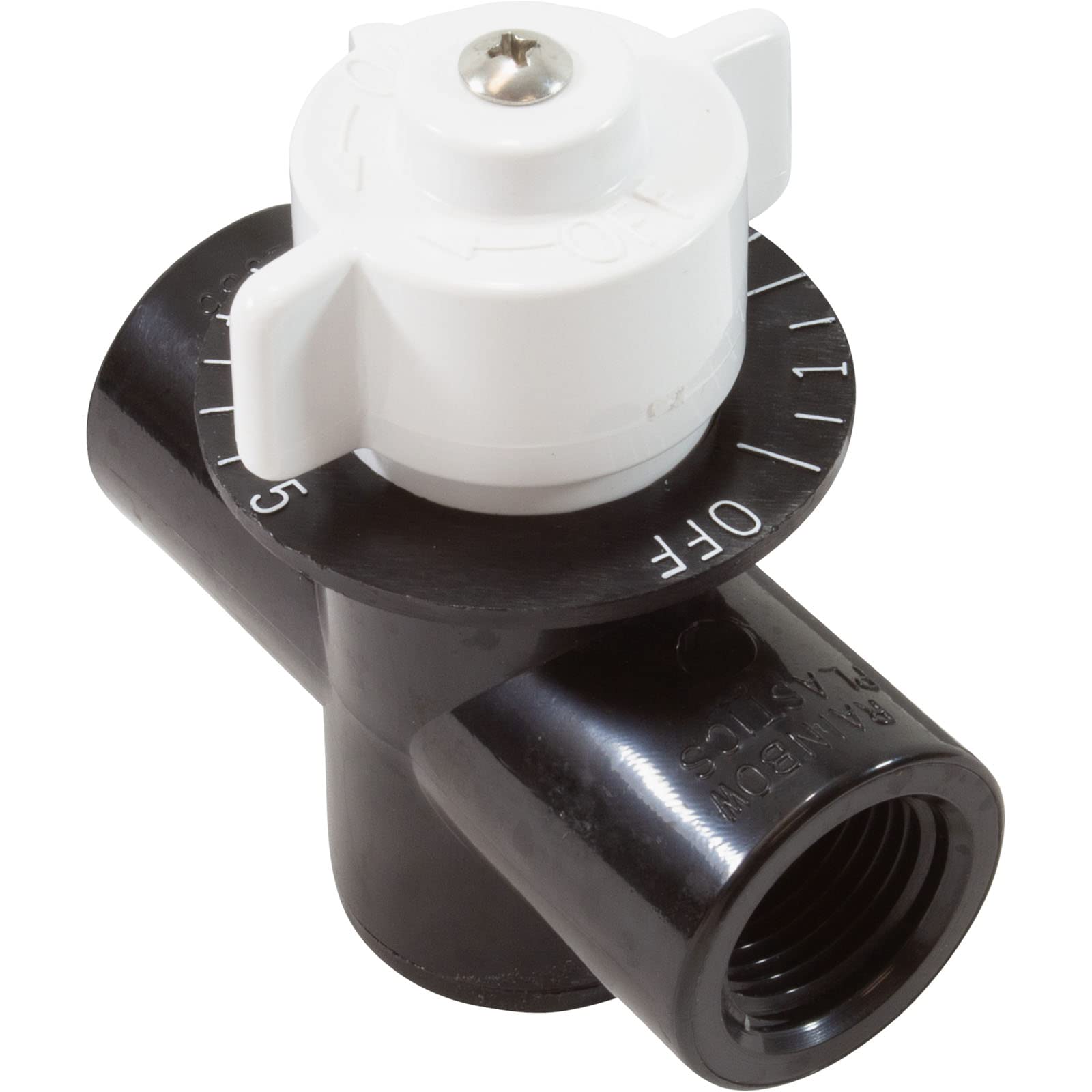 Pentair Rainbow 320 control valve close-up for reliable dosing