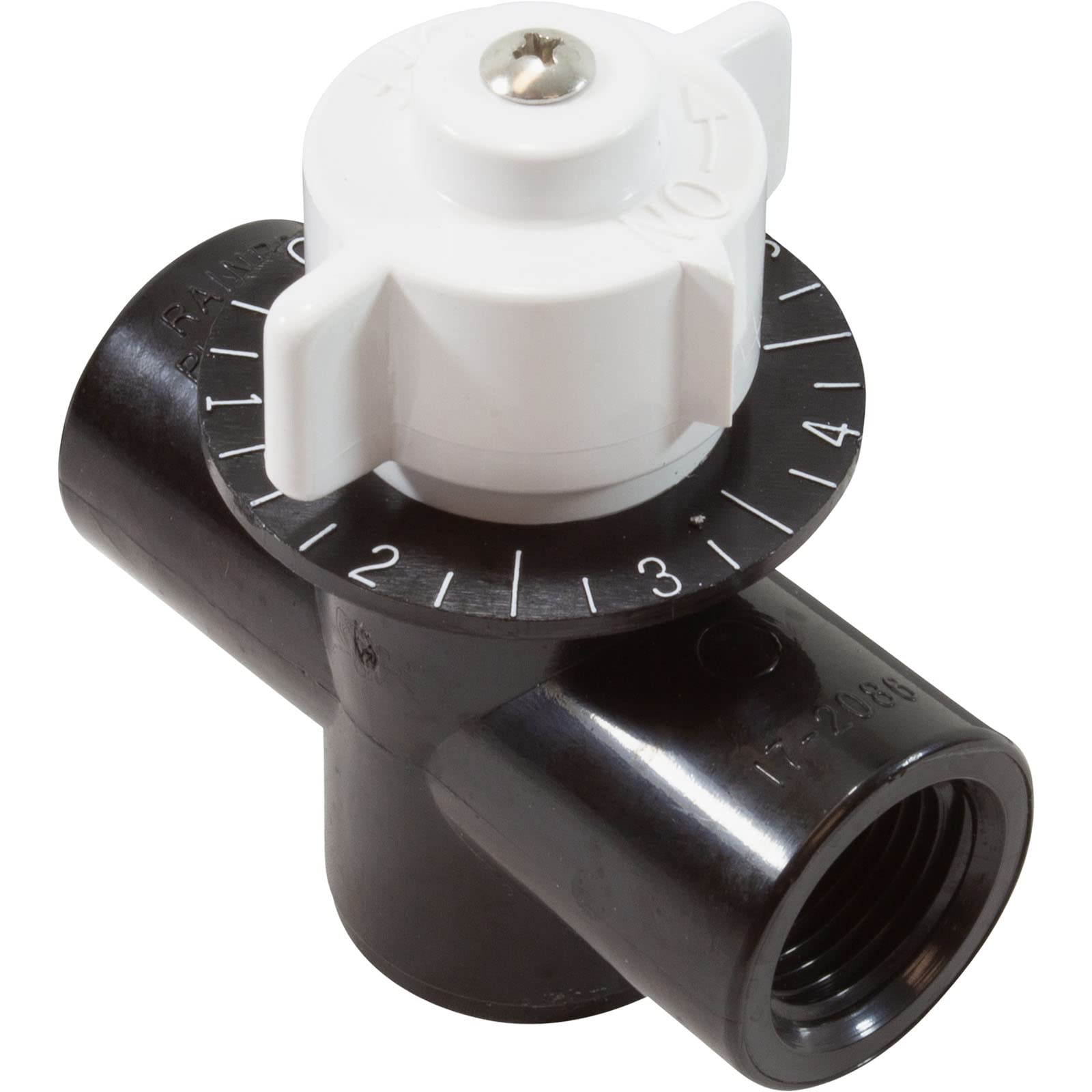 Pentair Rainbow feeder 320 valve installation view for easy replacement