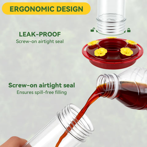 Penxua 2-pack hummingbird feeders offer ready setups for multiple spots.
