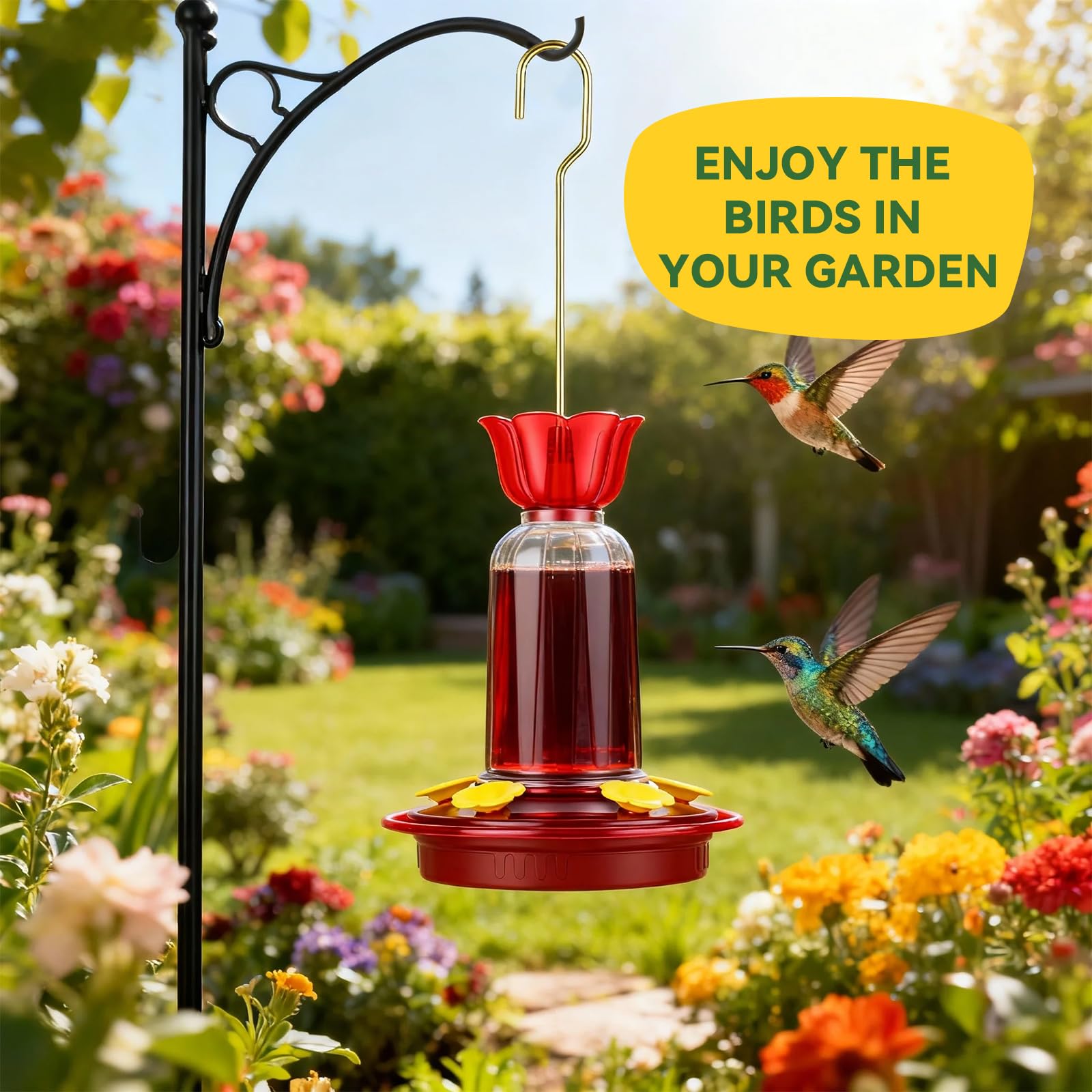 Penxua hummingbird feeder makes a thoughtful gift for moms who love birds.
