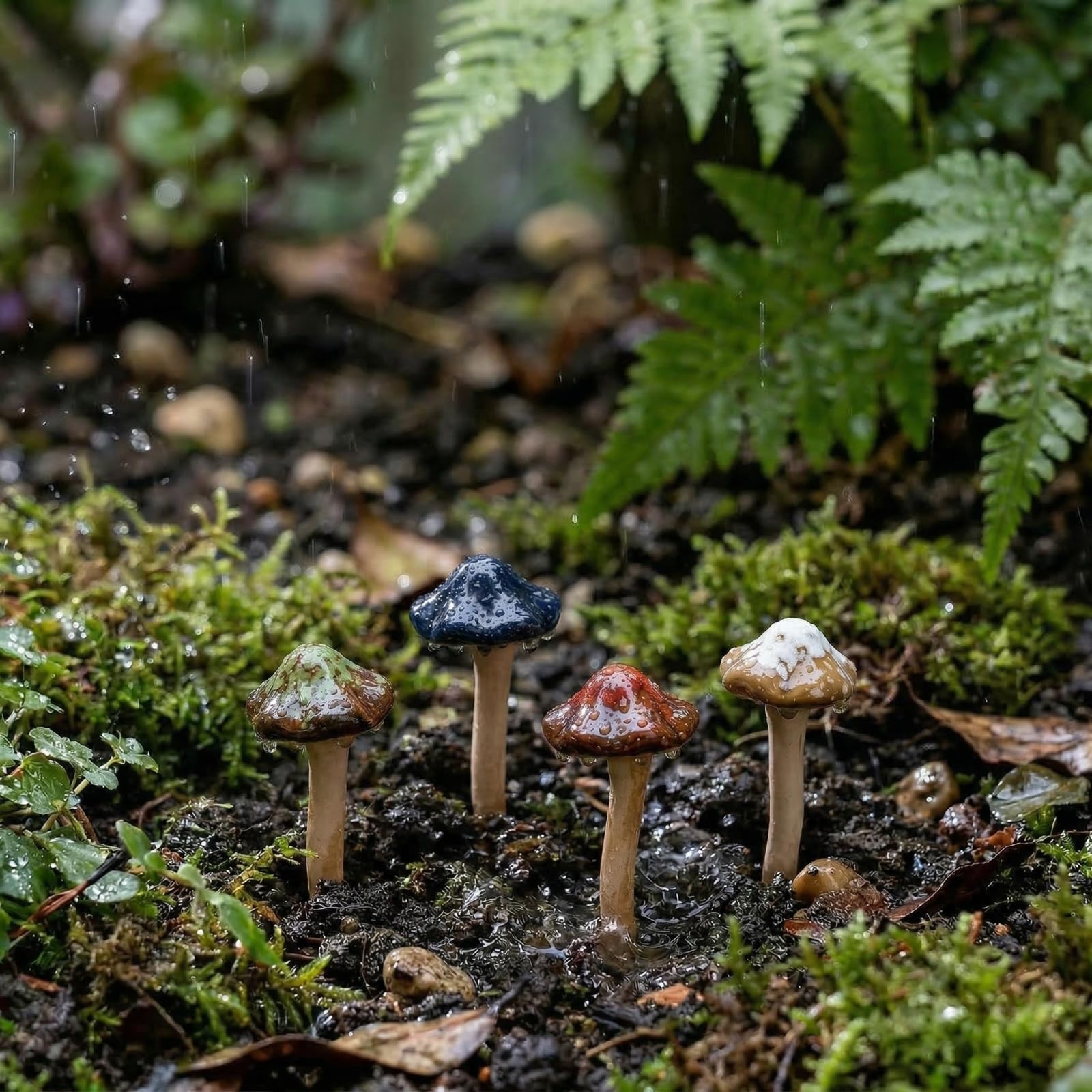 Peohud mushrooms make a thoughtful gift for garden lovers and fairy garden fans.