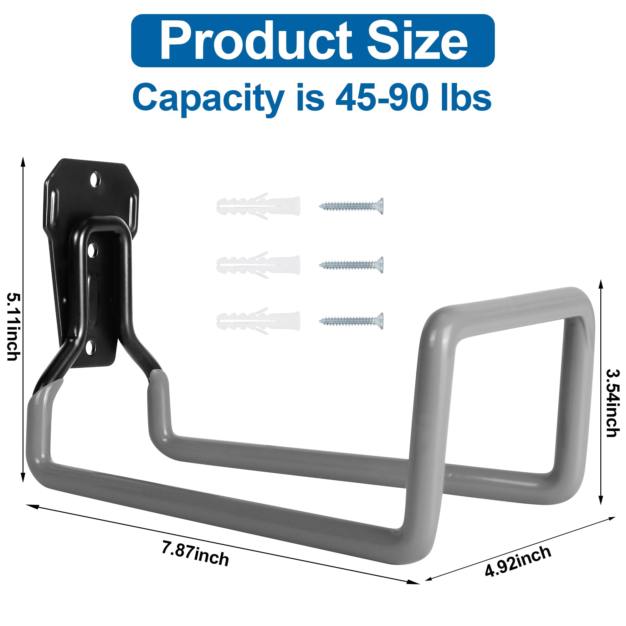 PeoMev two-pack hose holder keeps garage or garden organized.