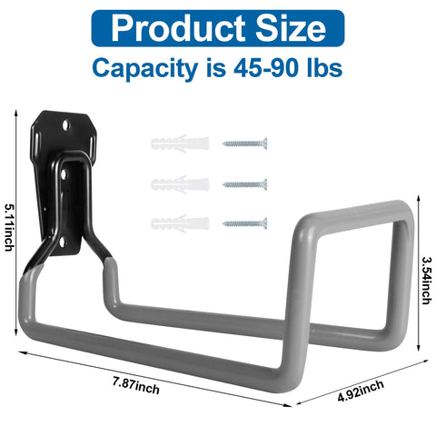 PeoMev two-pack hose holder keeps garage or garden organized.