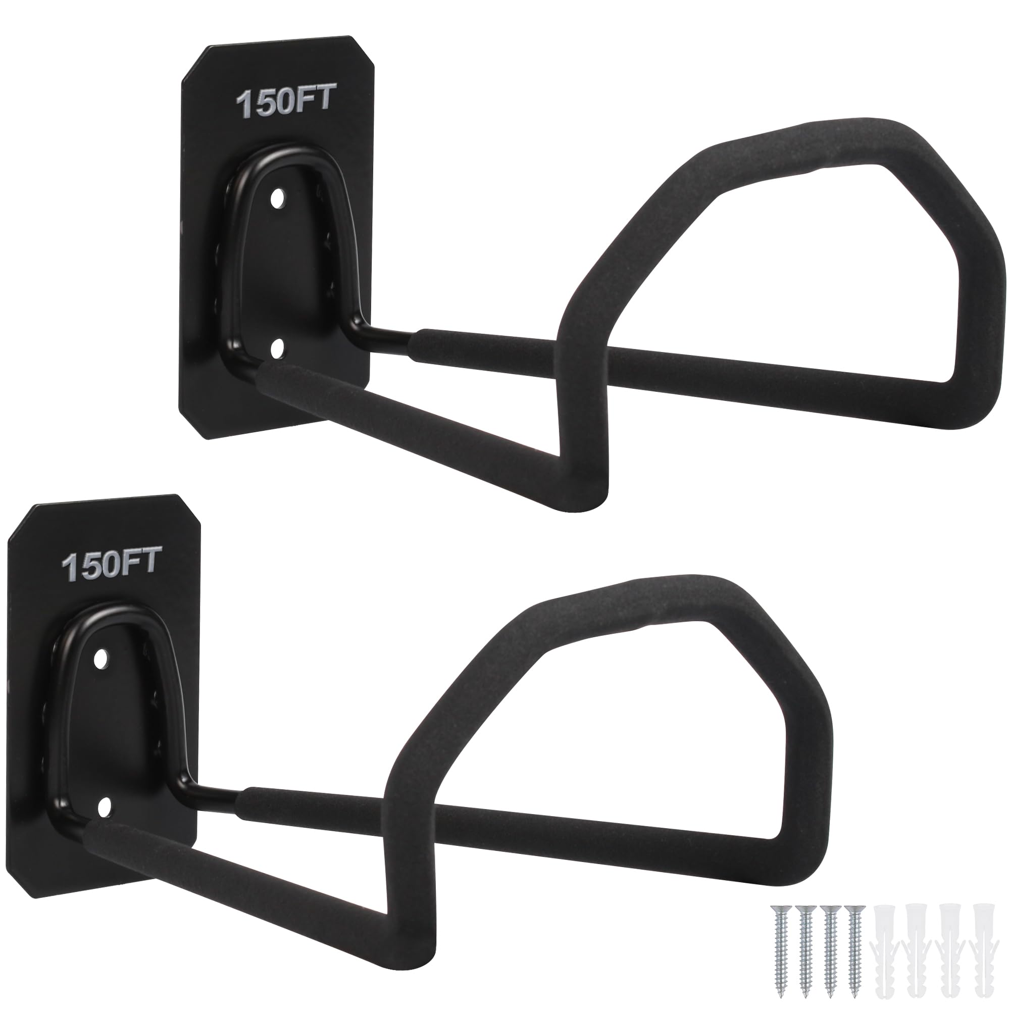 PeoMev hose hanger wall mount two-pack keeps hoses organized and easy to reach