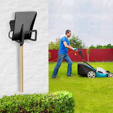 PeoMev versatile hose holder storing hoses and extension cords