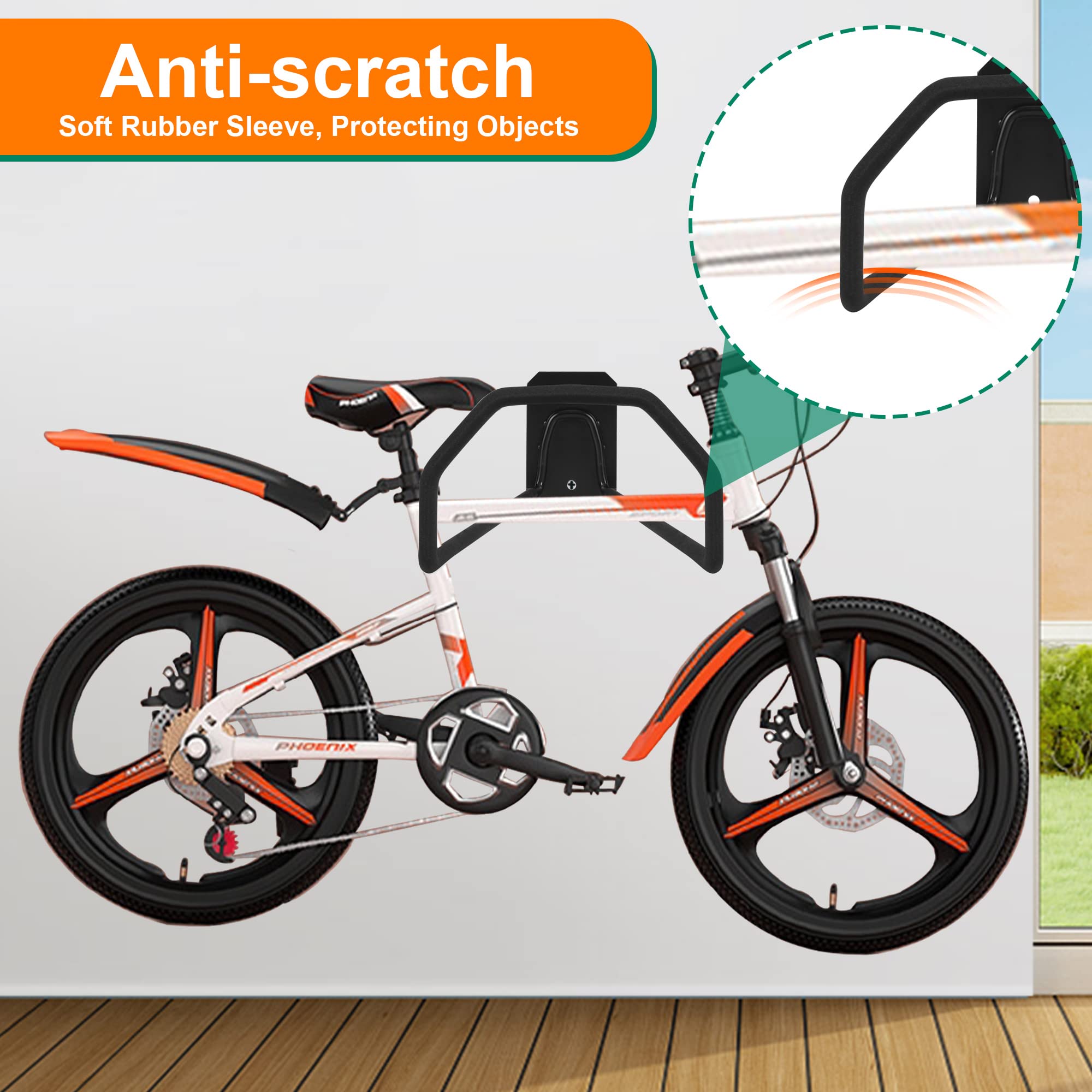 PeoMev package includes screws and anchors for simple installation.