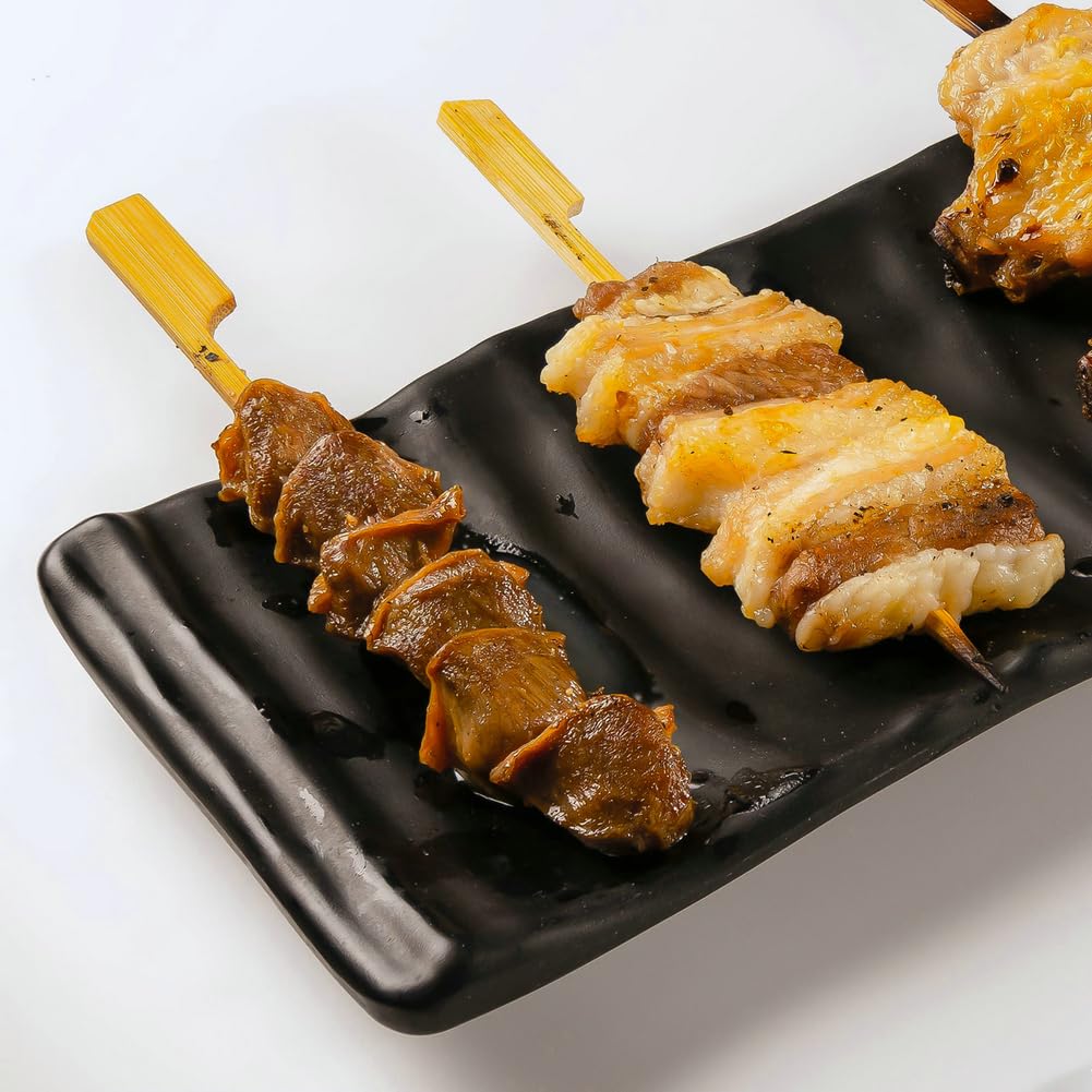 PEOUWNES natural bamboo preserves flavors while grilling and serving