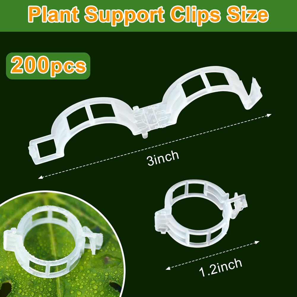 PEOUWNES weather-resistant plastic clips endure rain and sun exposure.
