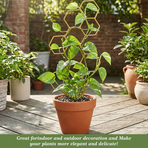 PEOVLVN durable iron garden trellis suitable for indoors and outdoors.