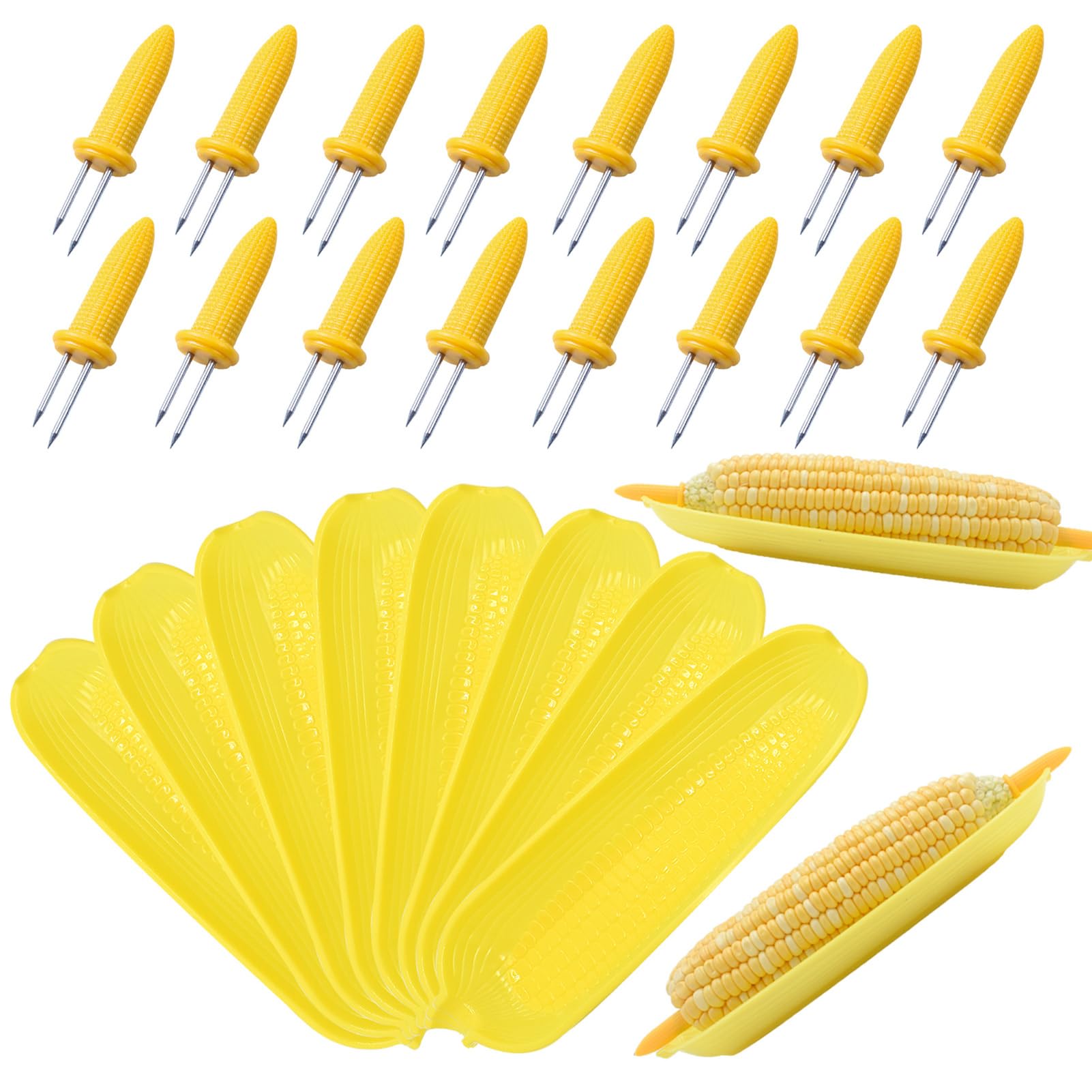 PEOUWNES corn dishes eight-pack for easy serving