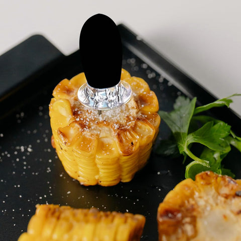 PEOUWNES black corn holders offer durable everyday use.