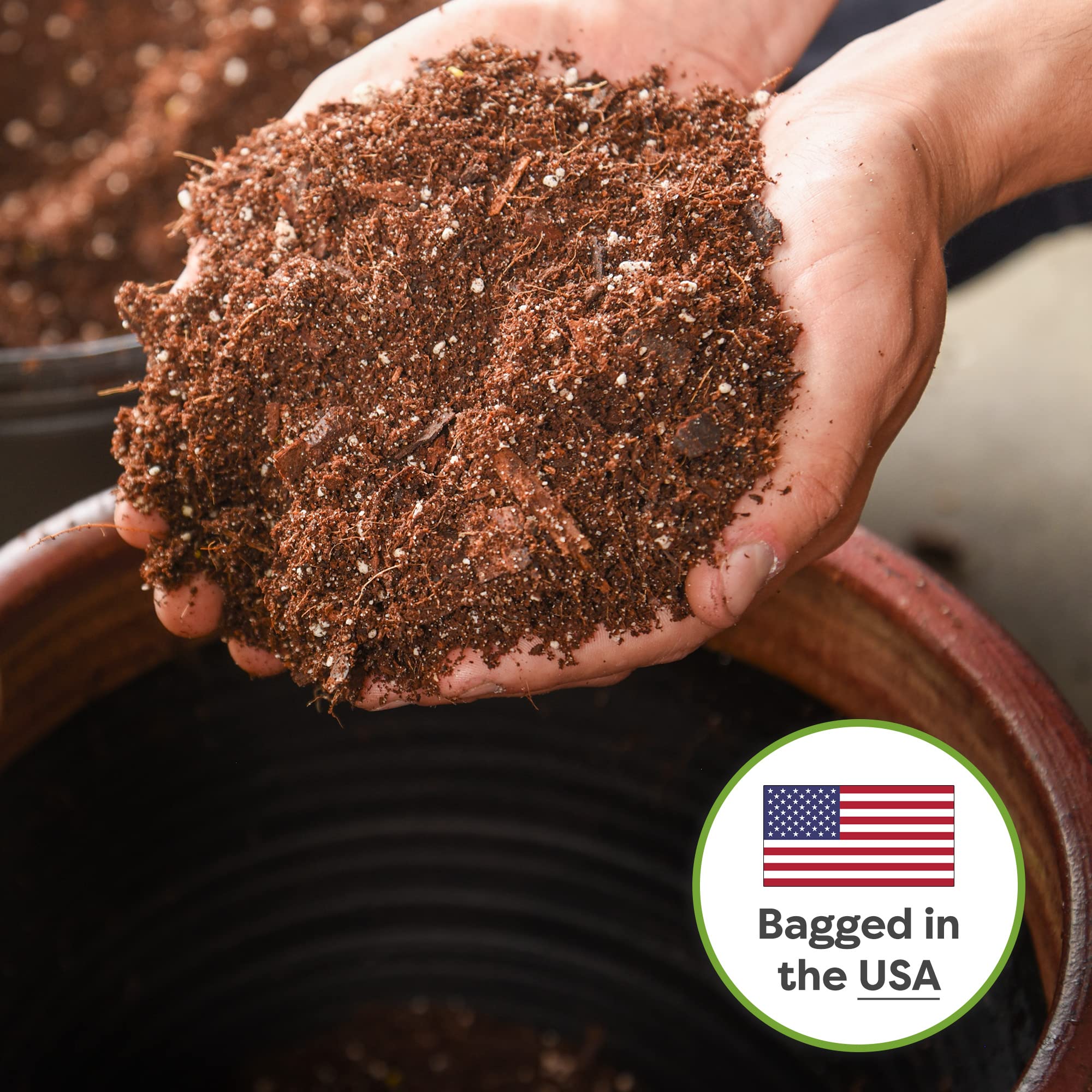 PERFECT PLANTS Easy repotting with 4qt option for small setups.