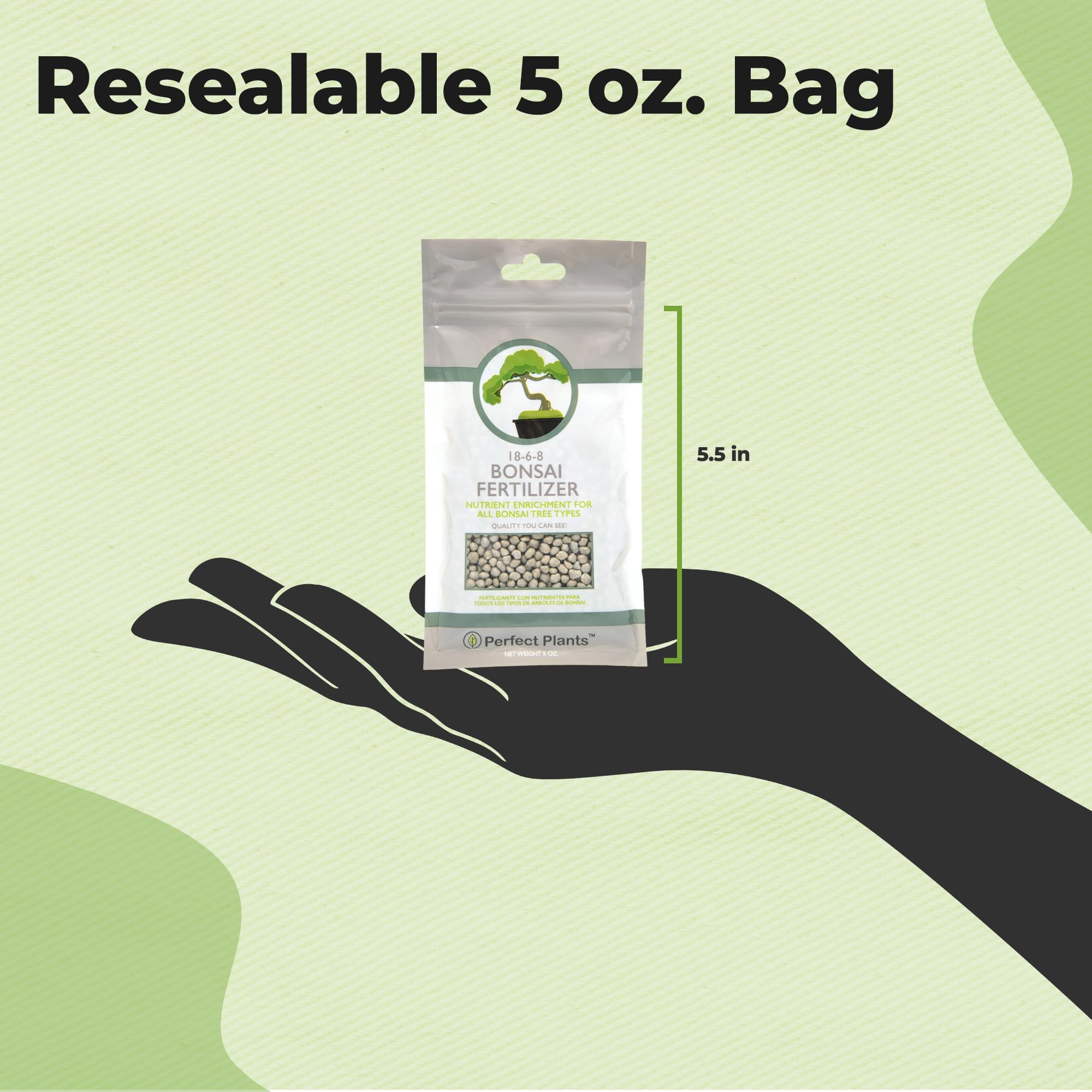 Perfect Plants pellets promote sturdy branches and a resilient trunk over time.