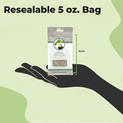 Perfect Plants pellets promote sturdy branches and a resilient trunk over time.
