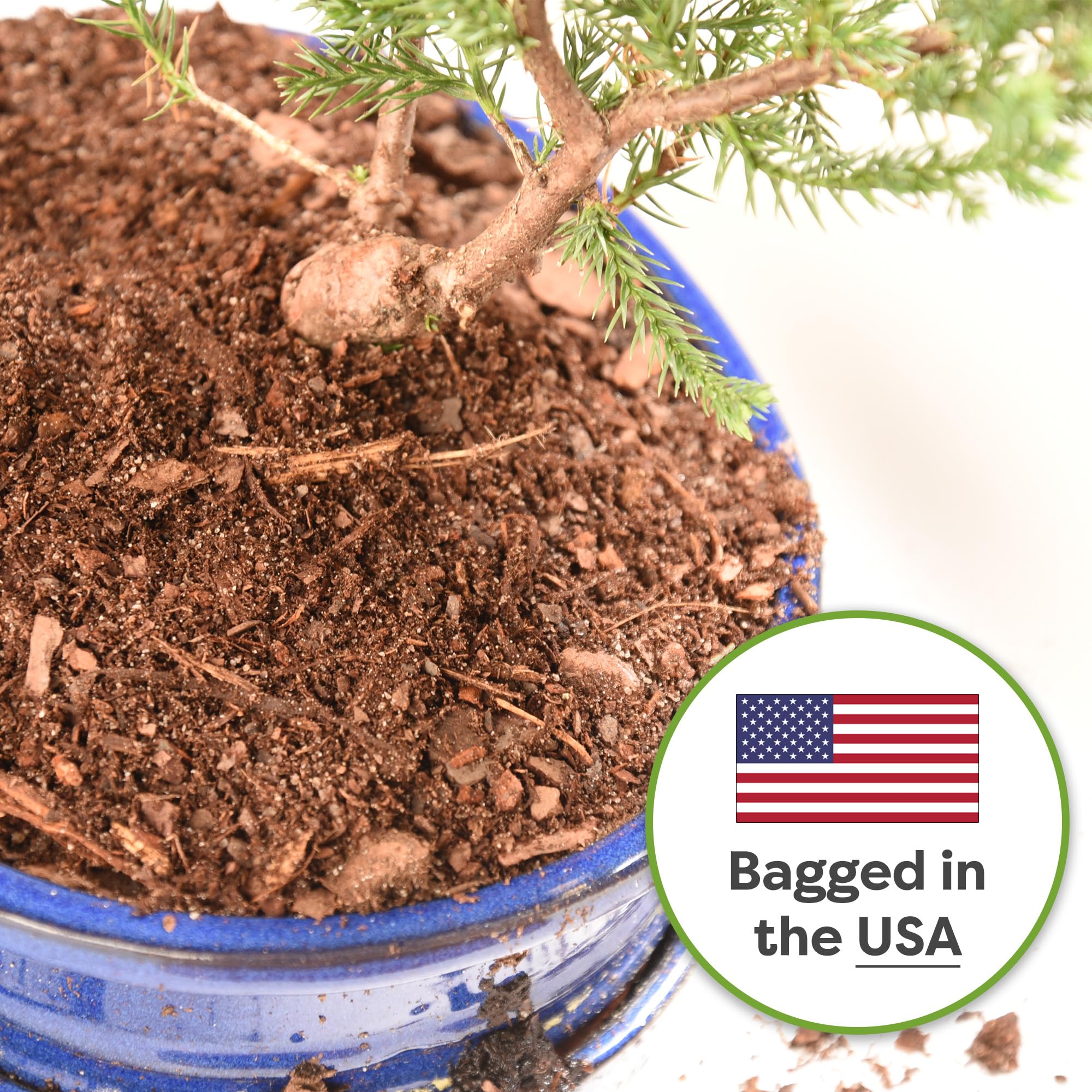 Perfect Plants Bonsai Soil resealable bag keeps soil fresh between uses.