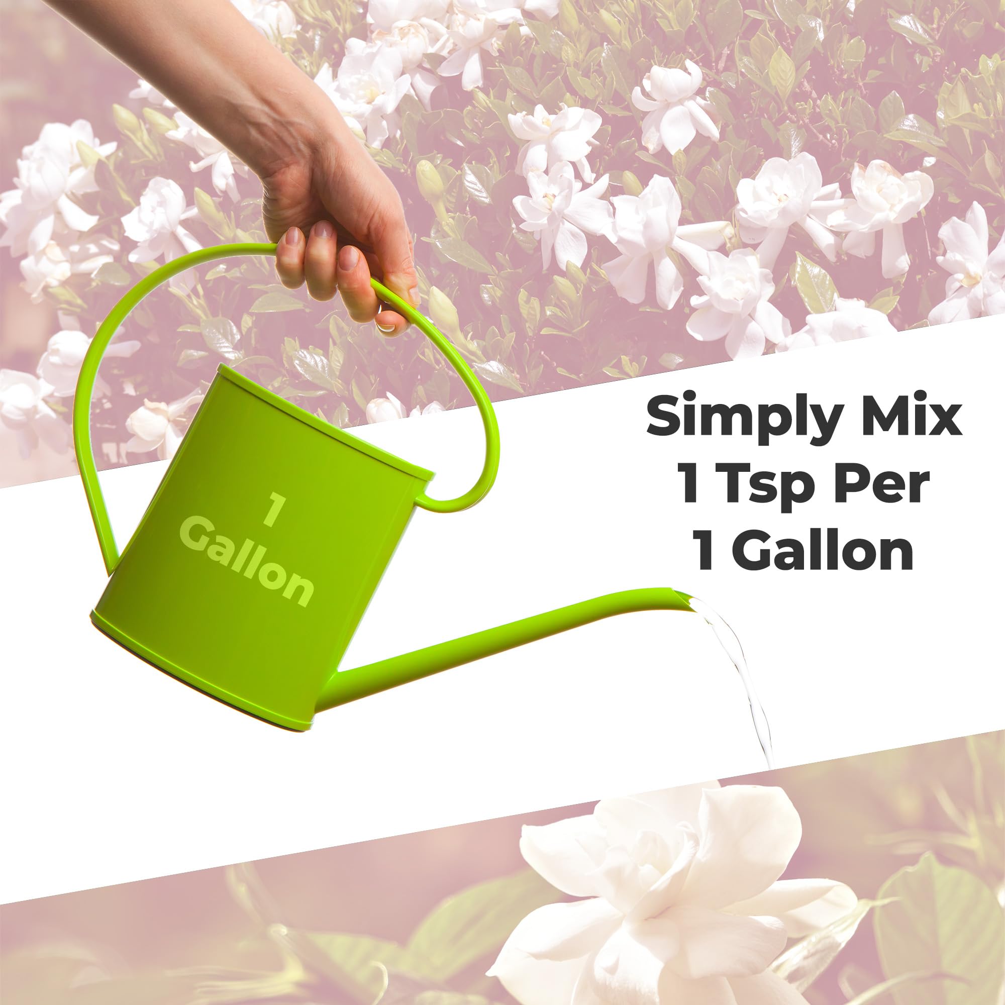 PERFECT PLANTS Gardenia liquid fertilizer reseal bottle keeps product fresh for months.