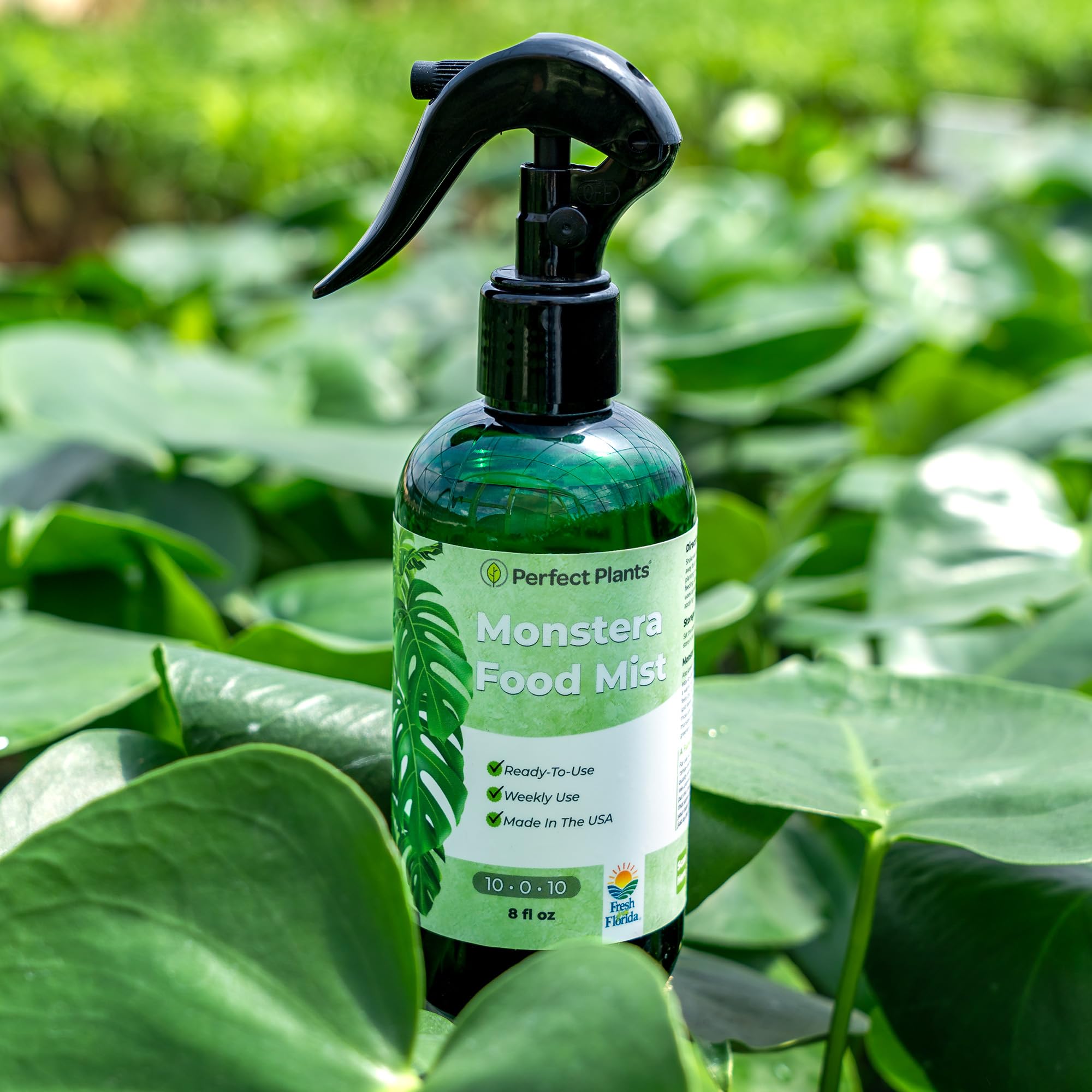 Perfect Plants Monstera Foliar Food Spray proudly made in the USA for quality
