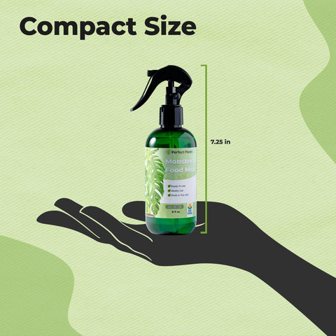Perfect Plants Monstera Foliar Food Spray 8 oz ready-to-use formula for tropical leaves
