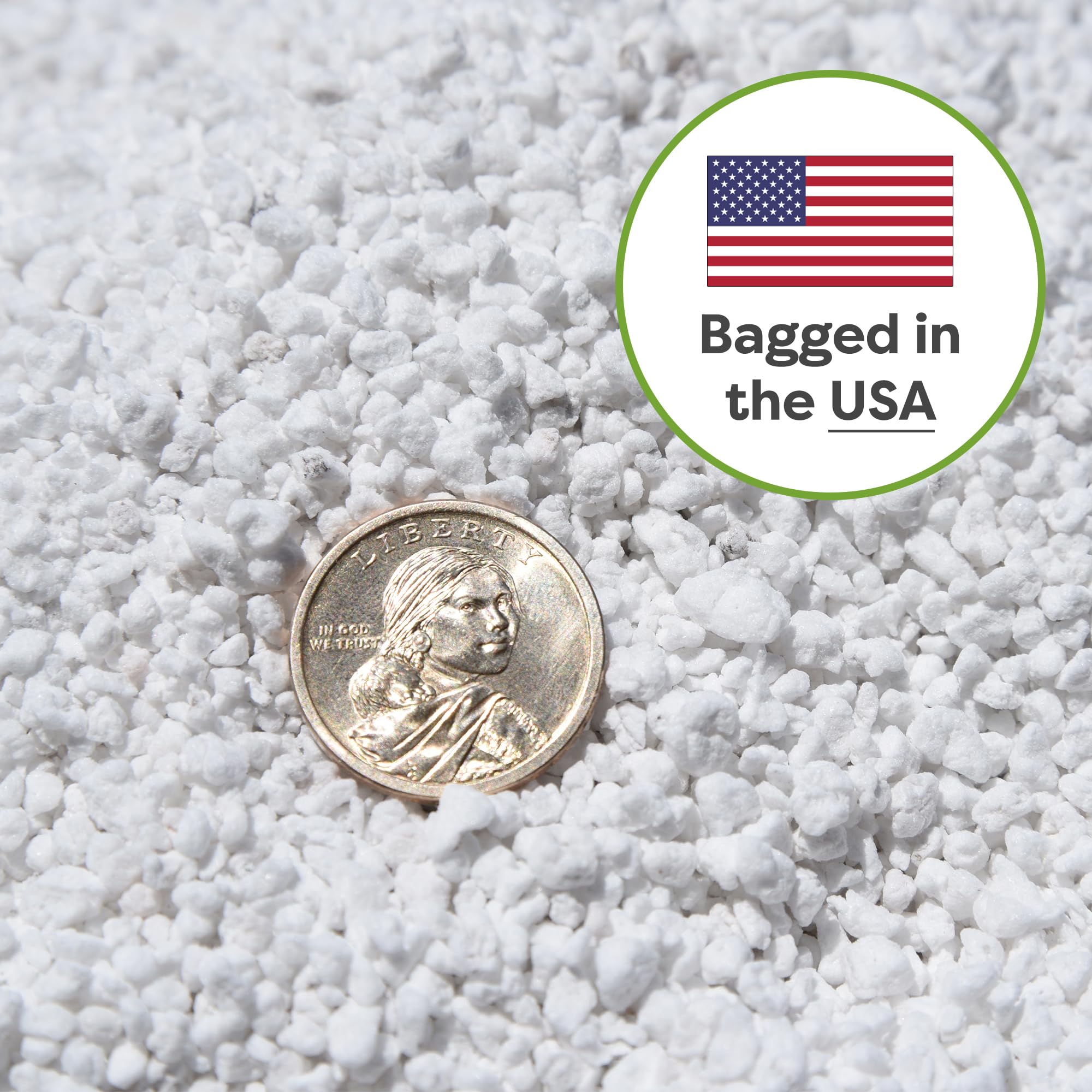 PERFECT PLANTS Organic Perlite used for pot drainage reduces soil compaction in pots.