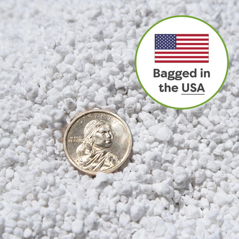 PERFECT PLANTS Organic Perlite used for pot drainage reduces soil compaction in pots.