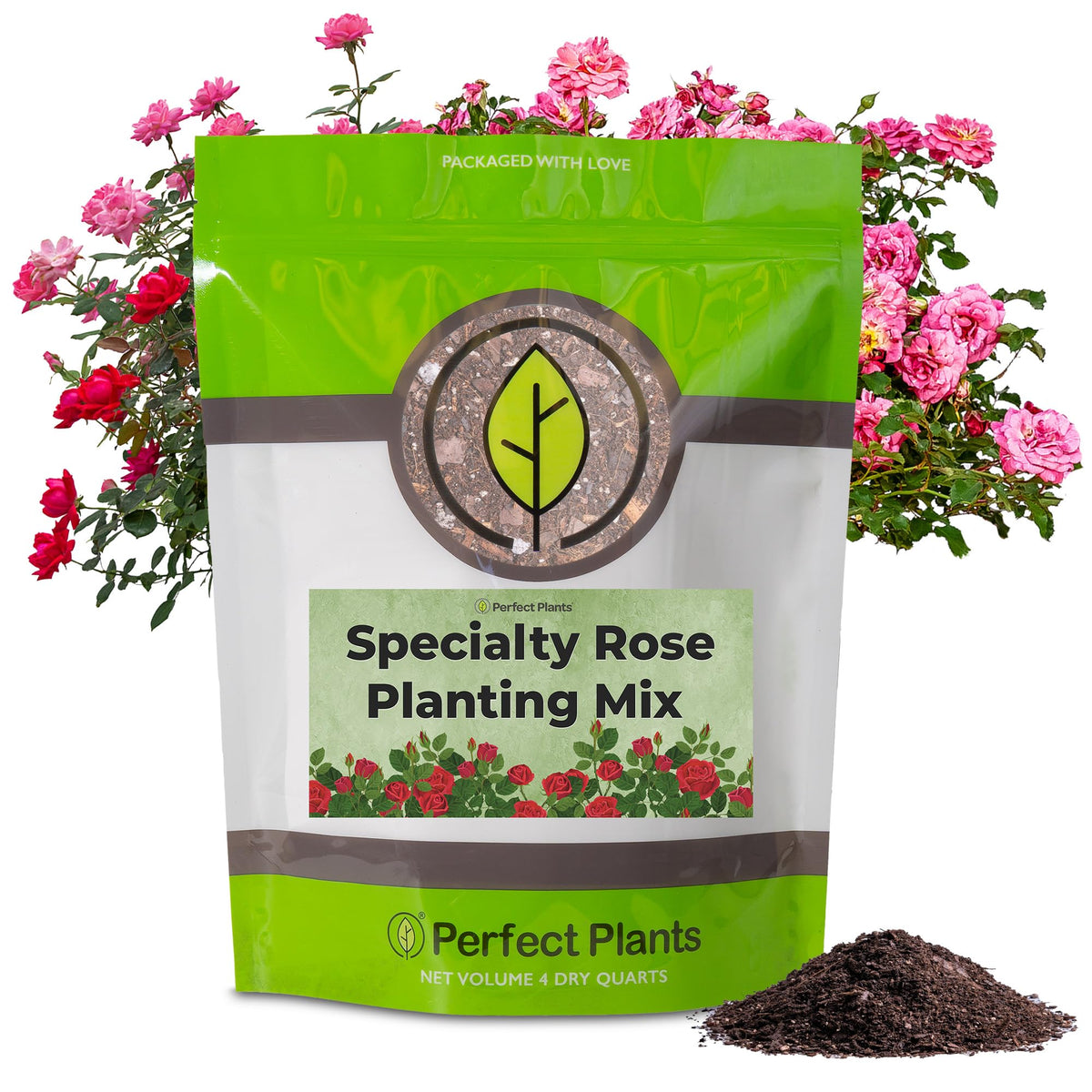 PERFECT PLANTS specialty-rose-planting-mix-4qt promotes robust roots for brighter roses