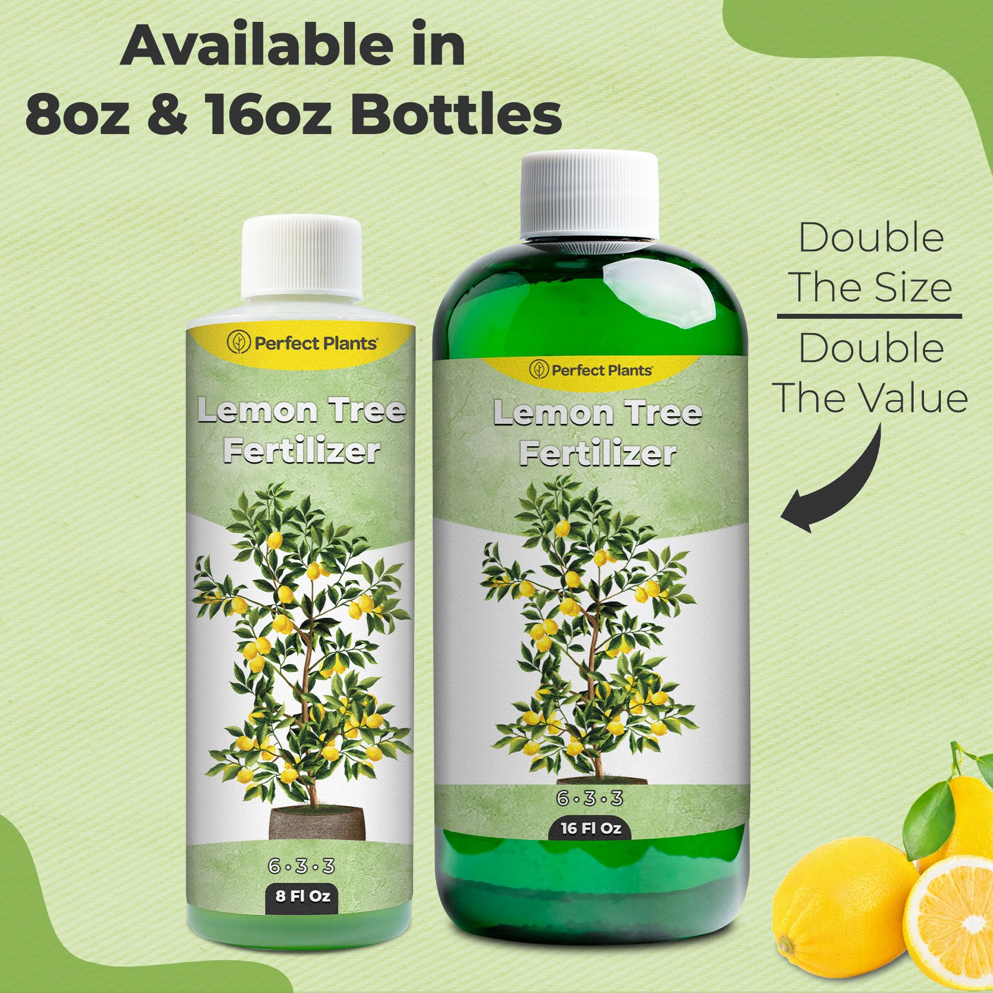 Perfect Plants USA-made fertilizer signals trusted quality for home citrus care.