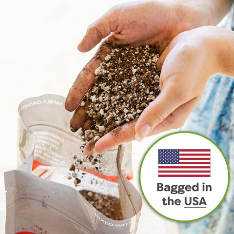 Perfect Plants USA-mixed soil crafted by American growers for consistency.