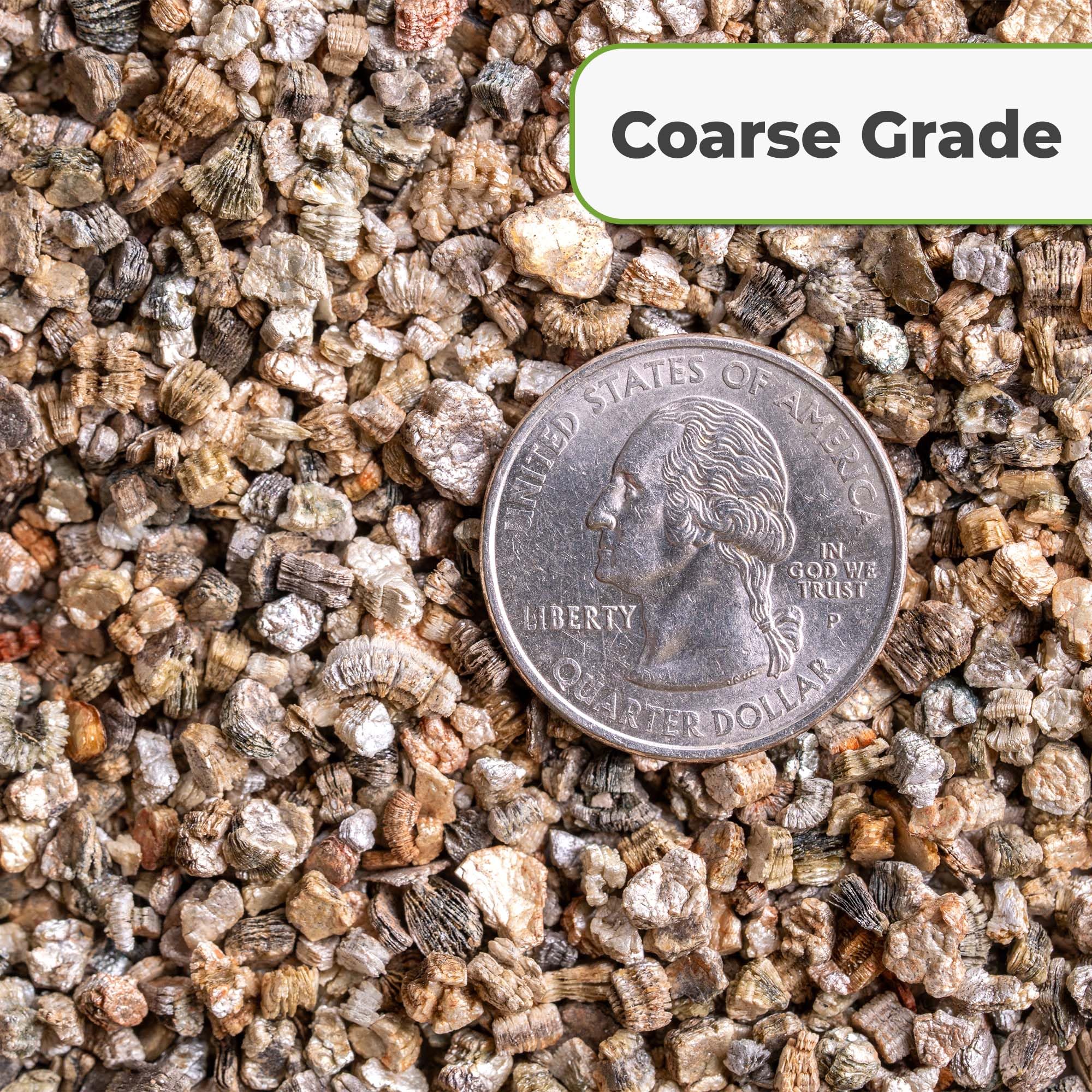 Perfect Plants Vermiculite closeup texture highlights lightweight granules enhancing root airspace.