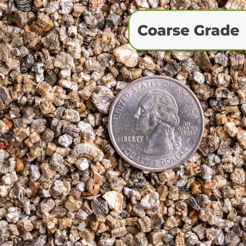 Perfect Plants Vermiculite closeup texture highlights lightweight granules enhancing root airspace.