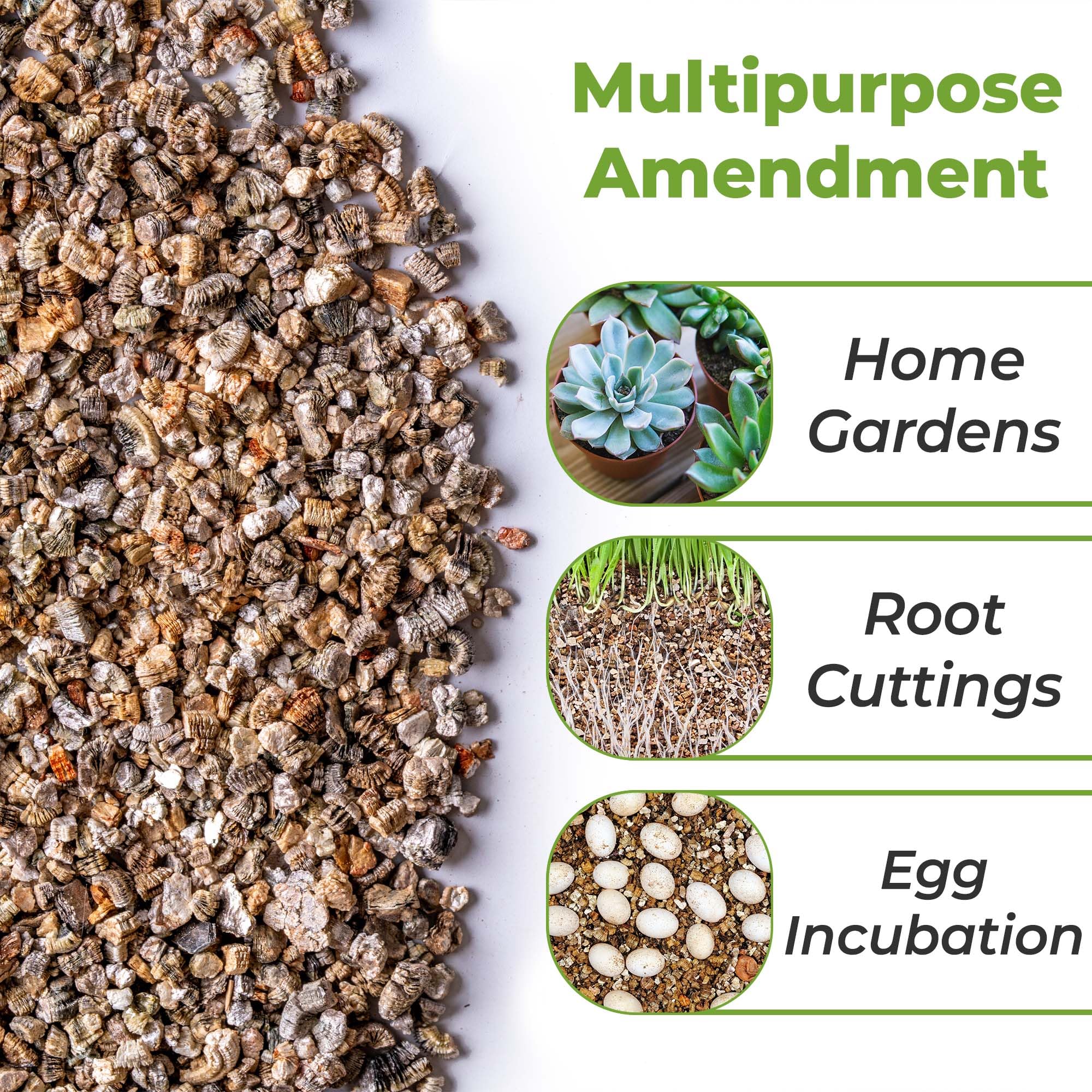 Perfect Plants Vermiculite pour action demonstrates easy addition to soil for drainage.