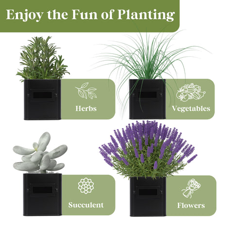 PERFNIQUE compact garden set fits small spaces and brightens counters