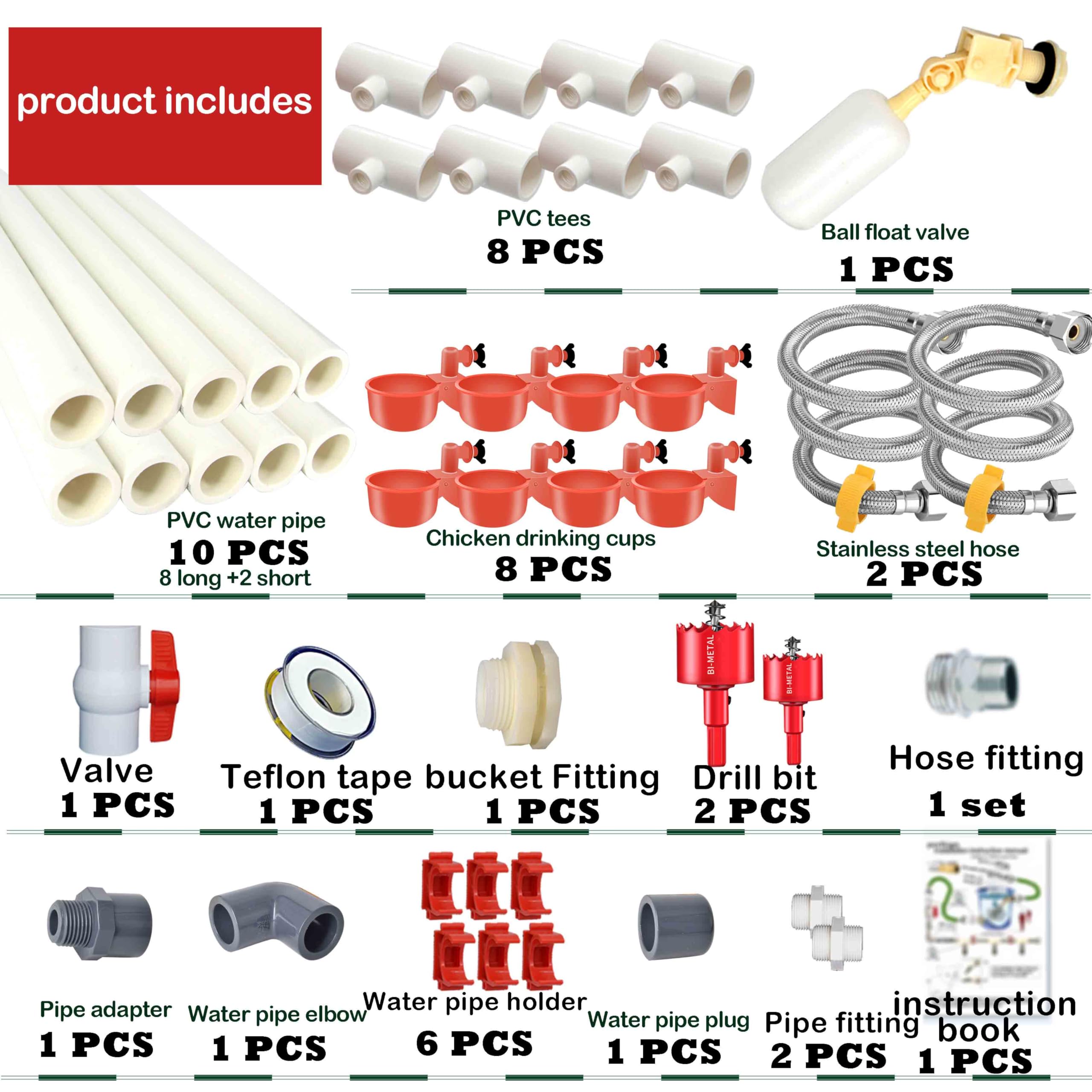 Perfsign chicken water cups ensure clean, leak-free hydration for flock