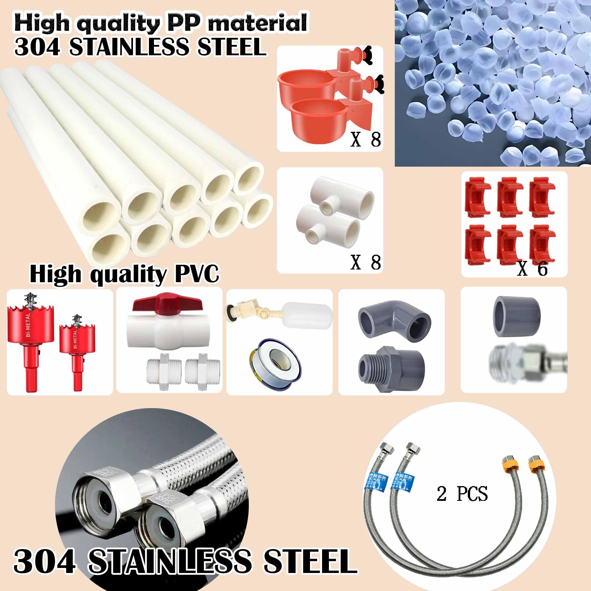 Perfsign PVC pipes and fittings simplify installation for automatic watering