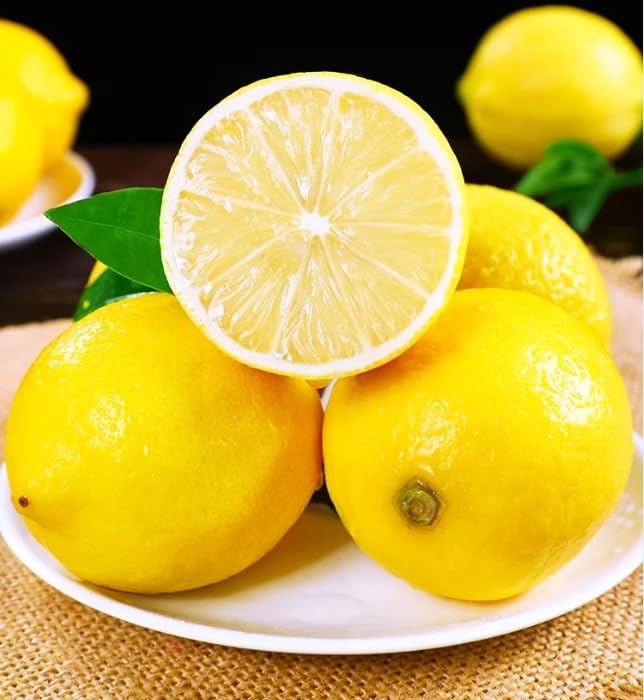 Mature garden lemon tree with Perfume Lemon Seeds for aromatic fruit.