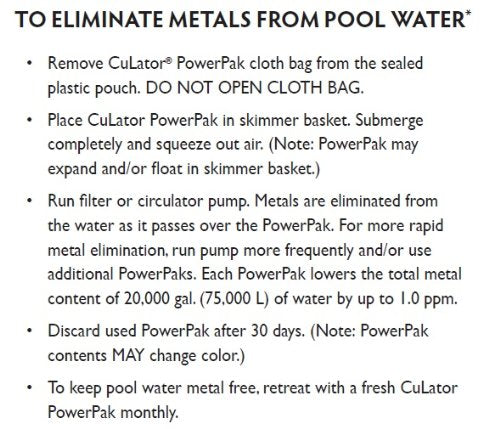 CuLator Metal Eliminator packaging and bottle for easy use