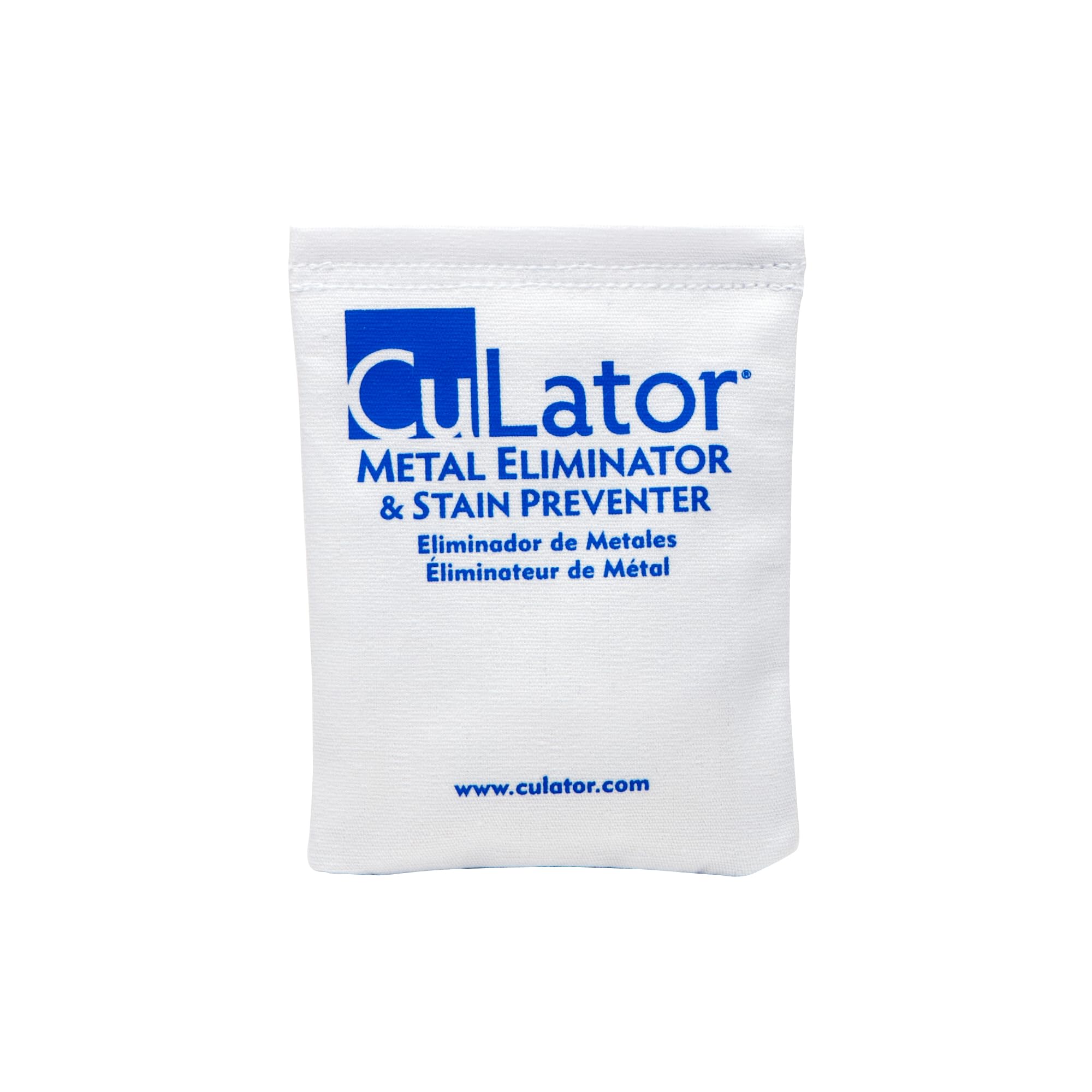 CuLator Metal Eliminator improves pool water clarity by removing metals