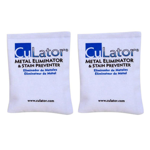 Periodic Products CuLater PowerPak bottle for metal elimination and stain prevention in pools.